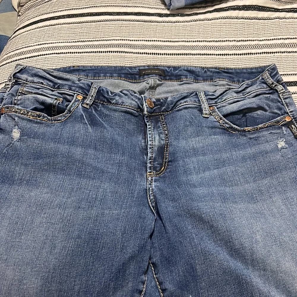 Silver boyfriend jeans - Picture 3 of 4